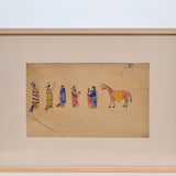 American Indian Ledger Drawing