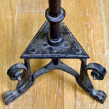Medieval Forged Iron Torchere
