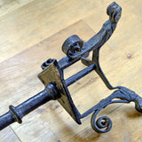 Medieval Forged Iron Torchere
