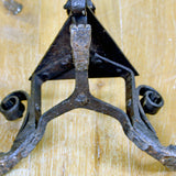 Medieval Forged Iron Torchere