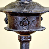 Medieval Forged Iron Torchere
