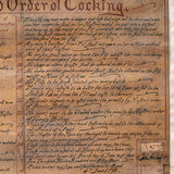 Rules and Order of Cocking