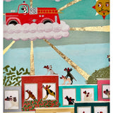 Worshipping The Fire Truck Deity