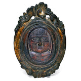 Carved Colonial Plaque