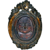 Carved Colonial Plaque