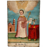 San Anacleto Papa Retablo